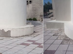 ΕΚΤΕΛΕΣΗ ΕΡΓΑΣΙΩΝ ΣΥΝΤΗΡΗΣΗΣ – ΕΛΑΙΟΧΡΩΜΑΤΙΣΜΟΙ ΣΤΟΝ Ι.Ν. ΑΓΙΟΥ ΝΕΚΤΑΡΙΟΥ